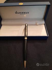 penna a sfera WATERMAN HEMISPHERE nero e oro (23k)