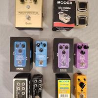 Effetti per chitarra elettrica Mooer, Nux, Fender
