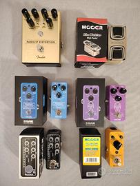 Effetti per chitarra elettrica Mooer, Nux, Fender
