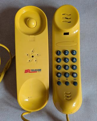Telefono fisso - Telecom Master Petit giallo 
