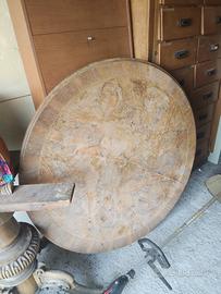 Tavolo tondo da restaurare
