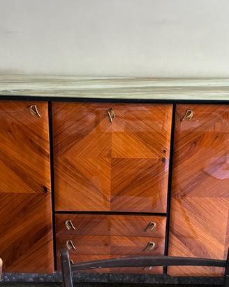 Mobile bar/ credenza alta