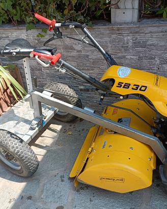 motocoltivatore pasquali con carellino 