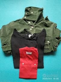 ART. 132 - GIACCA IN VELLUTO +TOP+MAGLIETTA