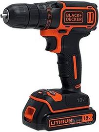 BLACK+DECKER, Trapano/Avvitatore 18V - 1.5Ah