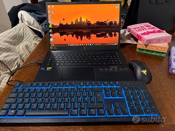 computer gaming acer nitro + periferiche