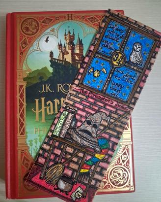 segnalibro arte maxi tema Harry Potter originale 