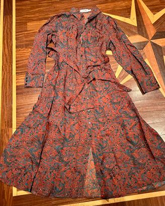 Abito chemier Cefinn in viscosa e seta