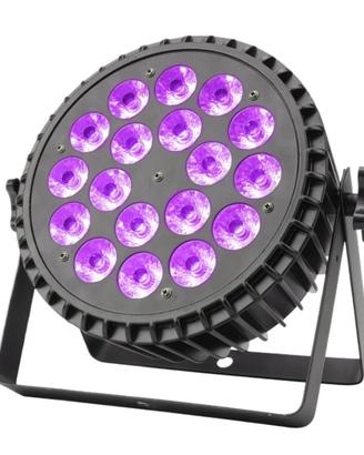 Par Led 18x12 Watt RGBW 4in1 Full Color Faro DMX