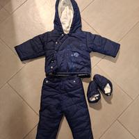 tuta da scii completa giacca pantaloni guanti 6m