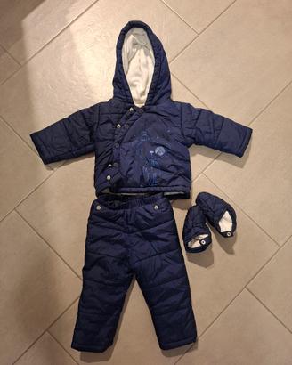 tuta da scii completa giacca pantaloni guanti 6m