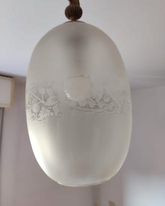 lampadario modernariato 