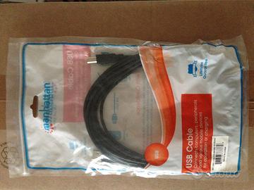 Cavi USB 2.0 A-B 3 e 5 metri NUOVI