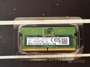 Ram Samsung sodimm DDR5 8gb 5600 mHz