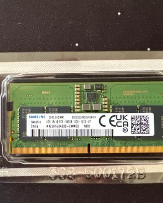 Ram Samsung sodimm DDR5 8gb 5600 mHz