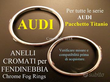 CORNICI ANELLI FENDINEBBIA AUDI A3 A4 A5 A6 Q3 Q5