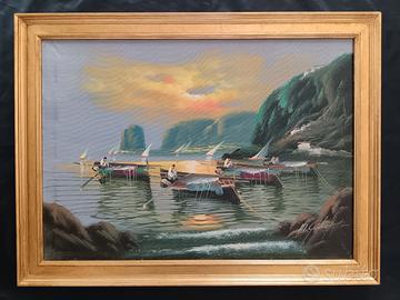 Mario Galanti dipinto olio su tela 