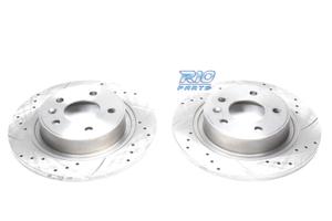 DISCHI FRENO FORATI E SCANALATI PER NISSAN