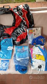 gonfiabili, braccioli, pompa, giochi- mare bambino