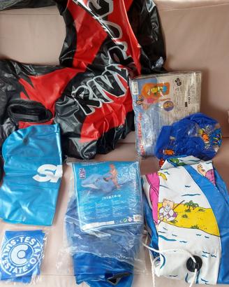 gonfiabili, braccioli, pompa, giochi- mare bambino