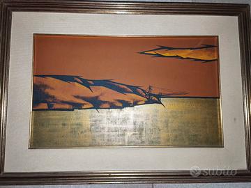 "II Trabucco" - Olio su Tela (1979) - Paesaggio Ma