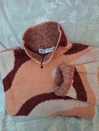 maglione bicolore