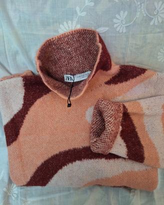 maglione bicolore