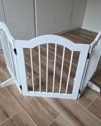 Cancellino per cani pieghevole in legno