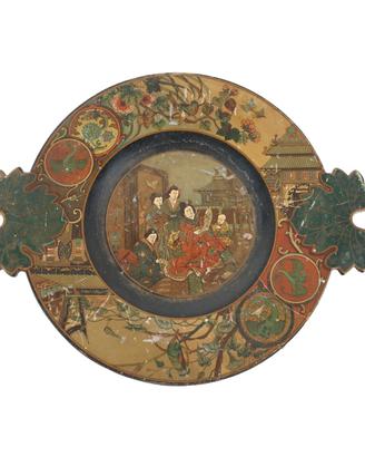 Vassoio in Papier Maché - Fine '800