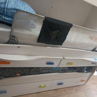 letto con scrivanie estraibili spar