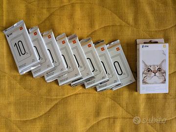 8 bustine Zink per Xiaomi Printer + scatola 20