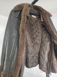 Giubbotto shearling originale aviatore tg 46