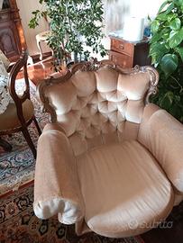 Divano e 2 poltrone anni 70