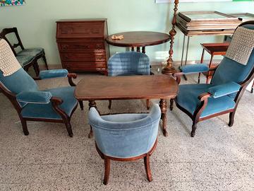 Poltrone metà 800, poltroncine e sedie