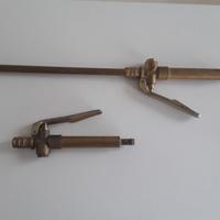 Lancia in ottone per pompe irroratrici da diserbo