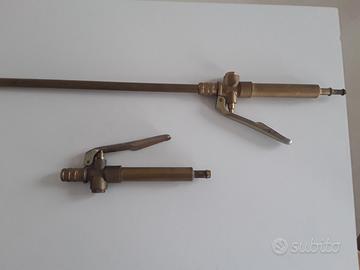 Lancia in ottone per pompe irroratrici da diserbo