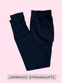 Leggings neri Philippe Matignon elasticizzati tg L