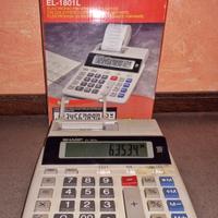 Sharp EL-1801L Calcolatrice elettronica Stampante.