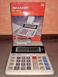 Sharp EL-1801L Calcolatrice elettronica Stampante.