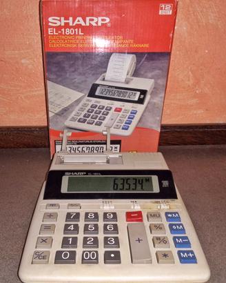 Sharp EL-1801L Calcolatrice elettronica Stampante.