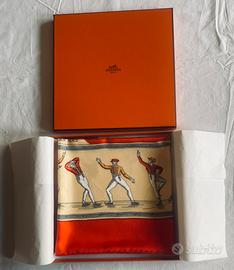 Foulard Hermès “Le plaisir du froid” 1990