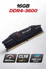 1x 16 gb RAM DDR4