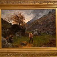 SERAFINO GRASSI dipinto olio OTTOCENTO