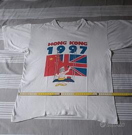 storica t-shirt passaggio Hong Kong alla Cina 1997