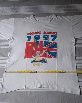 storica t-shirt passaggio Hong Kong alla Cina 1997