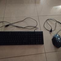 tastiera + mause da gaming