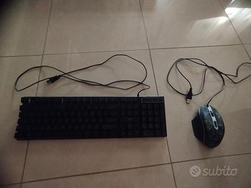 tastiera + mause da gaming
