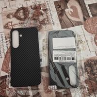 cover simil carbonio slim per s25 samsung