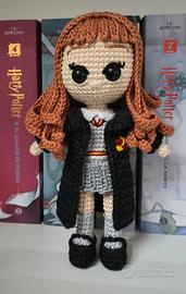 Hermione amigurumi 17 cm circa 