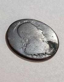 Rara moneta 5 soldi 1795 - Regno di Sardegna 